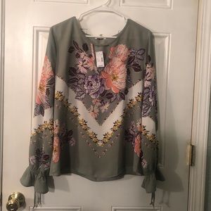 Maurice’s floral design blouse
